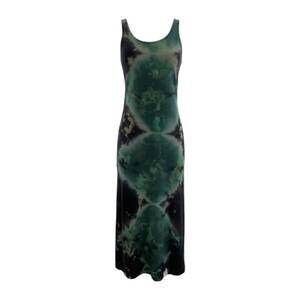 NEW GILDA MIDANI women's tank long dress in diamond turquoise